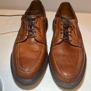 Allen Edmonds Wilbert Mens Sz 10.5 D Brown Leather Derby Dress Shoes Made in USA